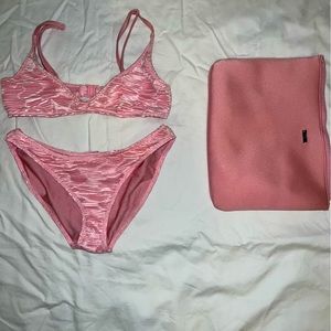 Triang! MAIA bikini light pink size s++ top and s full coverage bottom